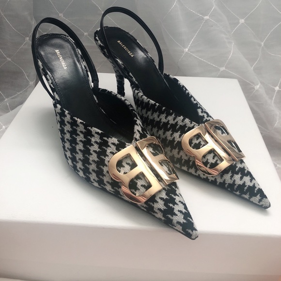 Balenciaga Shoes - ❌SOLD❌Balenciaga BB knife silngback pumps 3.15"